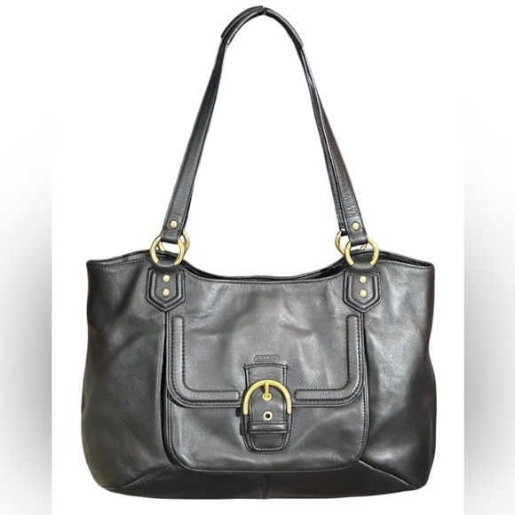 Coach Campbell SoHo Leather Belle Carryall Tote - Picture 1 of 15